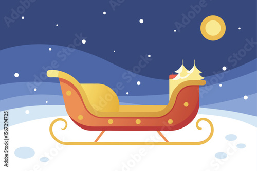 santa claus on a sleigh