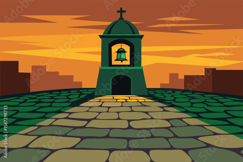 bell tower of the church of the holy sepulcher
