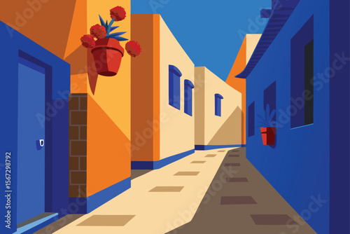 street in the city of night