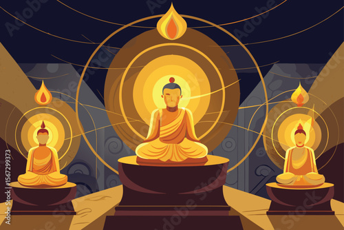 buddha statue in the temple
