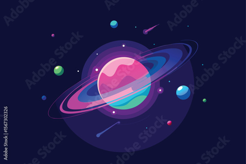 spaceship and space