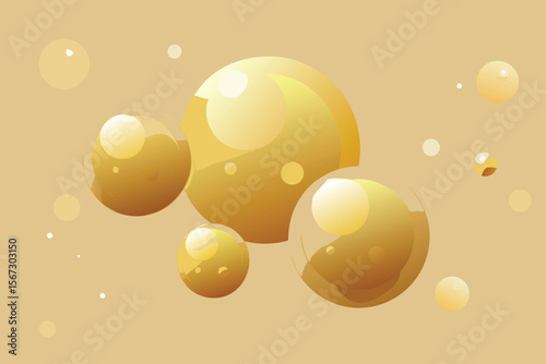 golden easter eggs on blue background