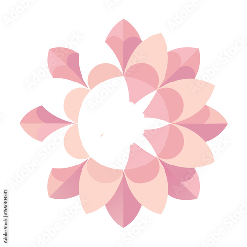 25. A gentle, floral mandala with dreamy, translucent hues, appearing as a harmonious bloom floating in a serene, light-filled space.