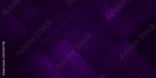 Abstract purple background with shadows and simple square lines. Looks 3D with added light. suitable for banners, flyers, posters, brochures.