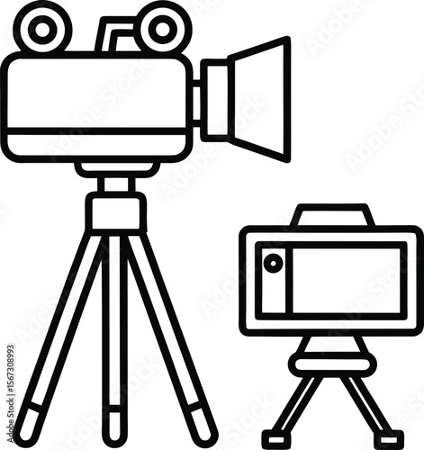 Vintage Film Camera and Modern Action Camera A Tale of Two Shoots