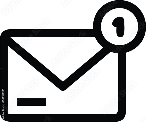 Email Message Envelope And Notification Dot