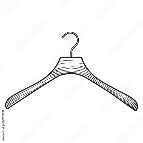 silhouette photo of hanger with white background