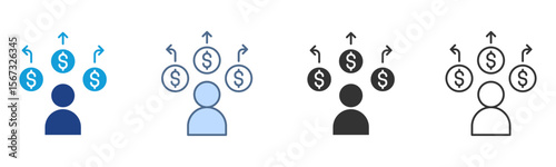 Liability Icon Set Multiple Style Collection
