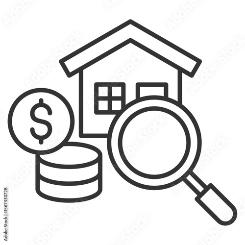 Control Outline Icon Element For Design
