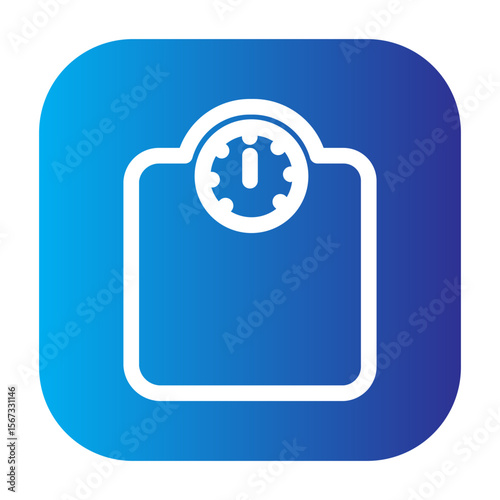 Weight scale icon indicating body weight measurement.