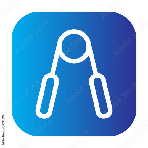 Hand grip exerciser icon for finger and forearm training.