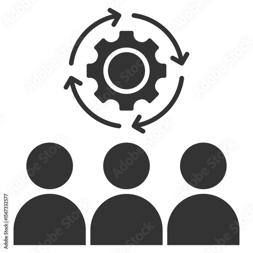 Resources Glyph Icon Element For Design