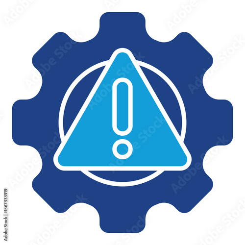 Risk Dual Tone Icon Element For Design