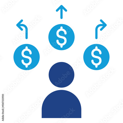 Liability Dual Tone Icon Element For Design