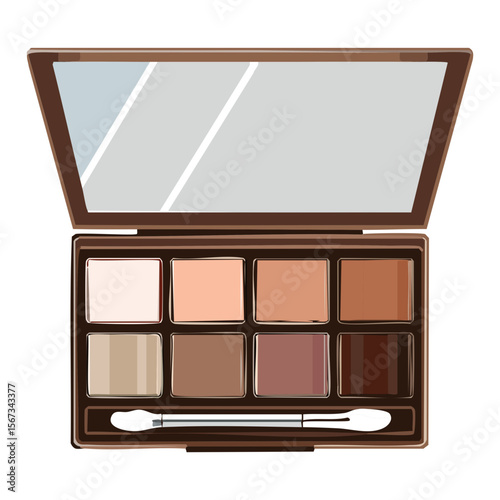 Neutral Brown Eyeshadow Palette for Everyday Makeup