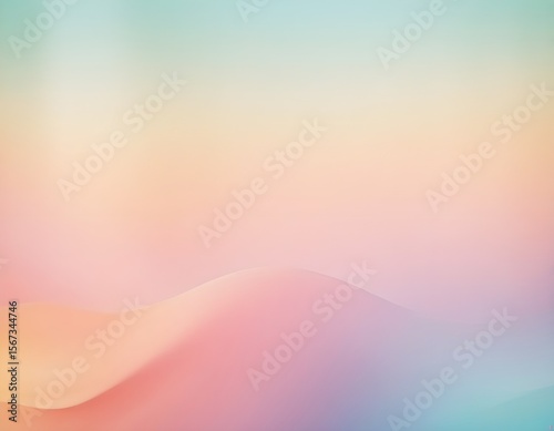 Soft pastel gradient background with gentle waves and smooth blending