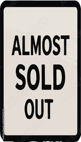 almost sold out icon