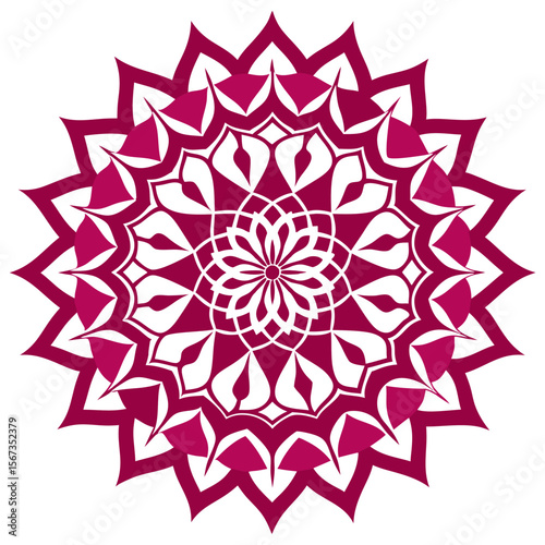 Elaborate Mandala with Spiraling Lace and Tribal Symmetry
