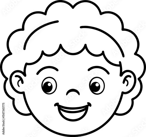 Wallpaper Mural cartoon face of a man Torontodigital.ca