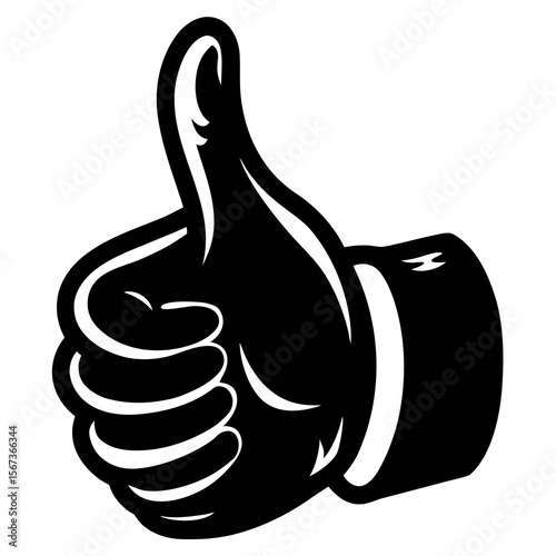 thumb up vector illustration