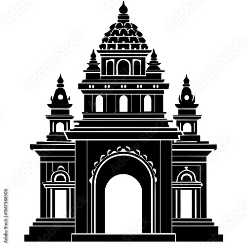 main gate of a temple