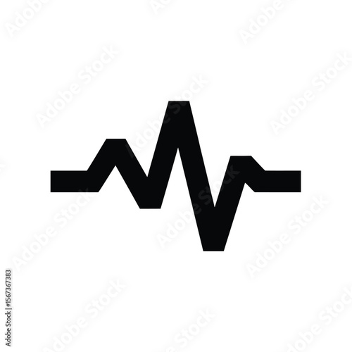 Heartbeat Lifeline Monitor Icon Outline