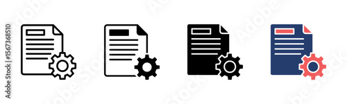 File Management icon sheet multiple style collection