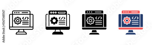 Programming icon sheet multiple style collection