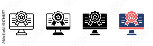 Badge icon sheet multiple style collection