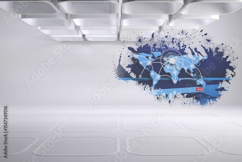 Splash showing global community