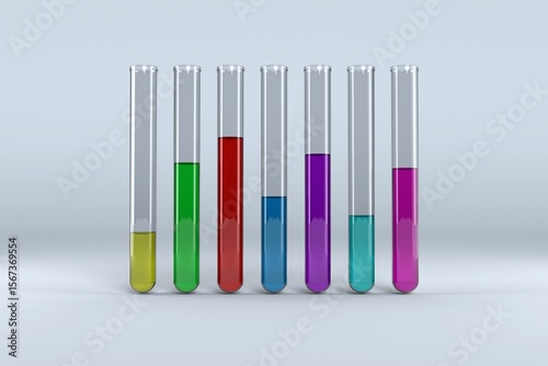 Test tube with chemical solution