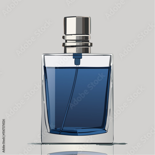 perfume bottle isolated on white