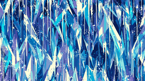 氷の結晶の涼しげな背景、ベクターイラスト