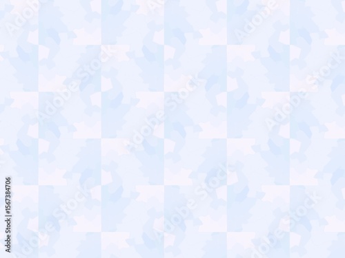 Light Blue Gradient Abstract Geometric Mosaic Background　No.122