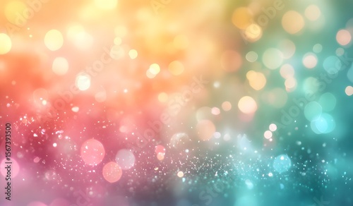 Blurred bokeh light background. New Year holidays background stock photo
