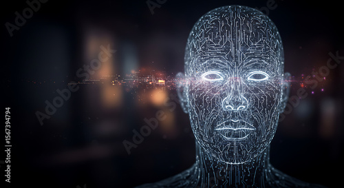 Digital Human AI, Artificial Intelligence, Virtual Reality, Technology, Future
