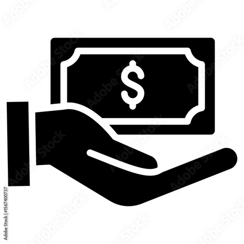 Funds glyph icon