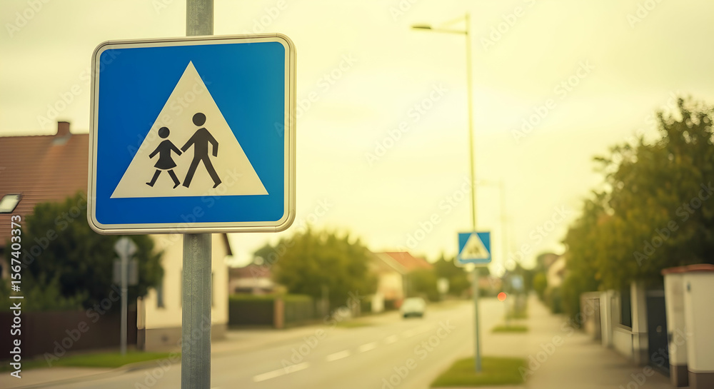 Cautionary Signage Emphasizing Safe Passage For Students Near Local Learning Facility Cautionary Signage Emphasizing Safe Passage For Students Near Local Learning Facility