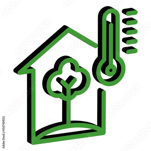 greenhouse effect icon