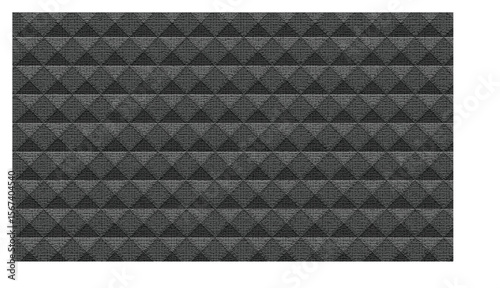 Abstract Geometric Pattern Dark Gray Triangular Texture