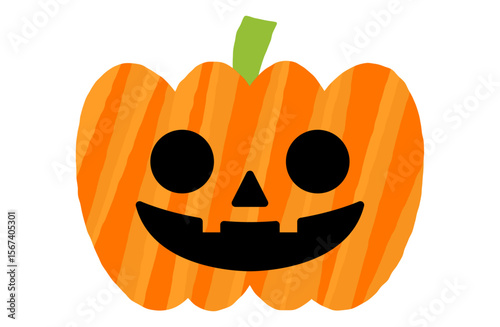 ハロウィンのかぼちゃのベクターイラスト ジャックオランタン ジャックオーランタン カボチャ
