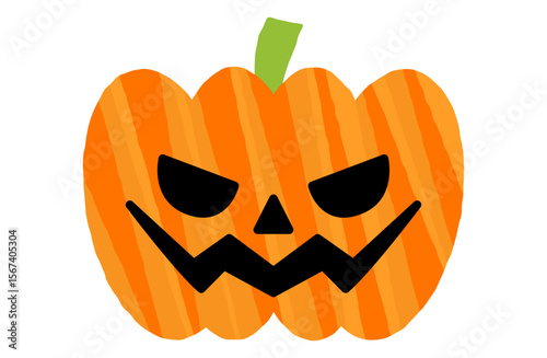 ハロウィンのかぼちゃのベクターイラスト ジャックオランタン ジャックオーランタン カボチャ