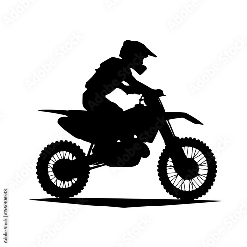 motocross rider silhouette , motocross rider vector