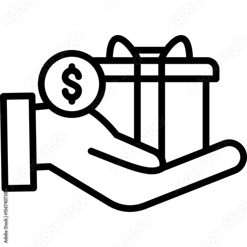 Bonus line icon