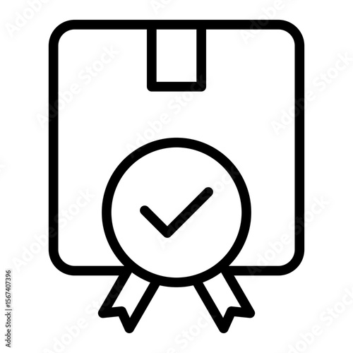 Product Guarantee line icon