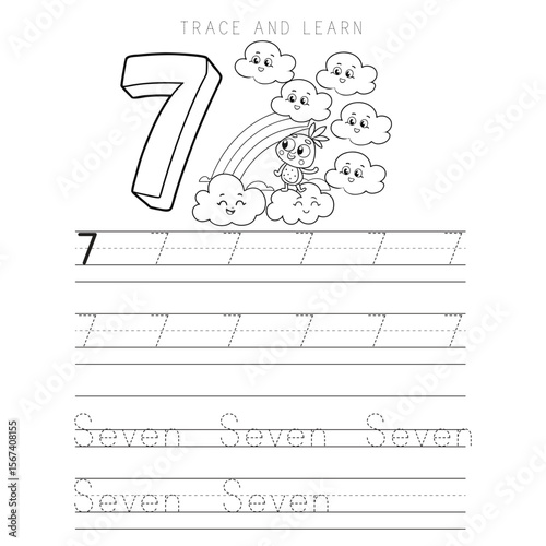 Printable Number Tracing Activity Pack