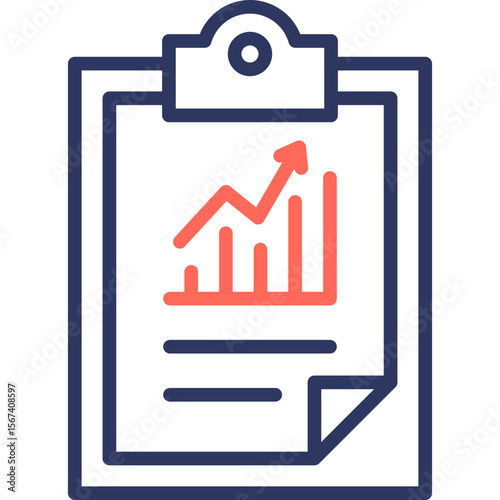 Sales Analysis line color icon
