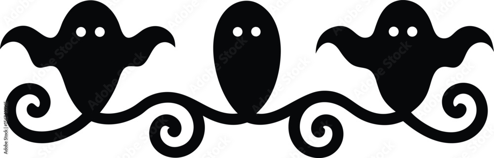 Obraz premium Elegant decorative frame icon isolated on white background