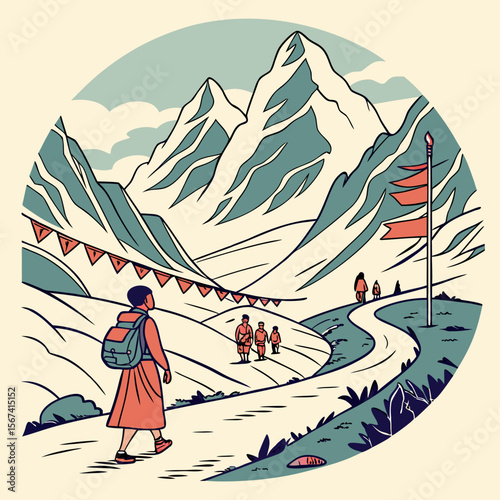 Hindu devotees go on a pilgrimage to the heavenly abode of Lord Shiva, a holy shrine situated inside a cave at Jammu and Kashmir.