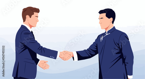 business people shaking hands